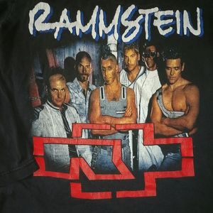 Vtg 2001 Rammstein faded long sleeve
